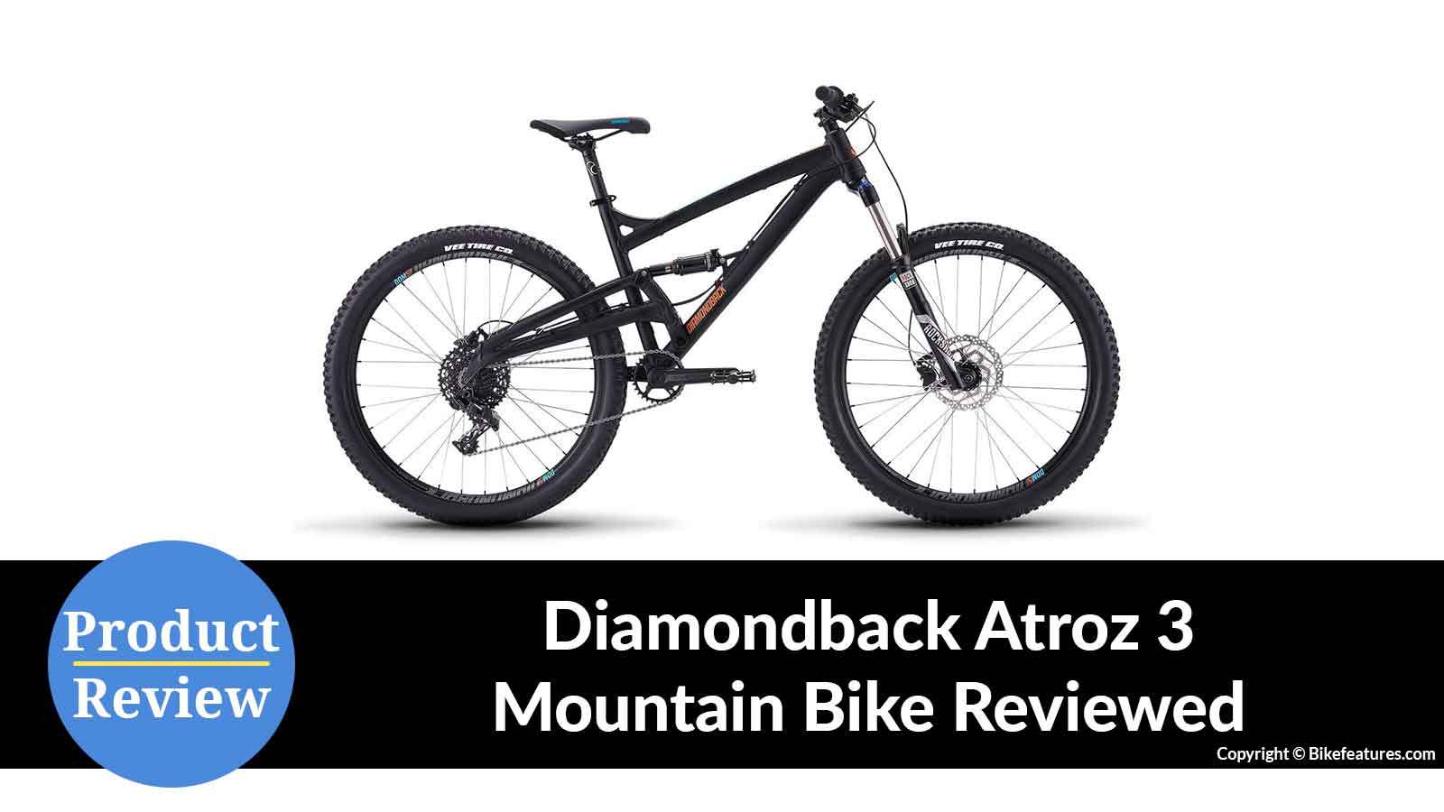 diamondback atroz 3 bicycle in black size rider height