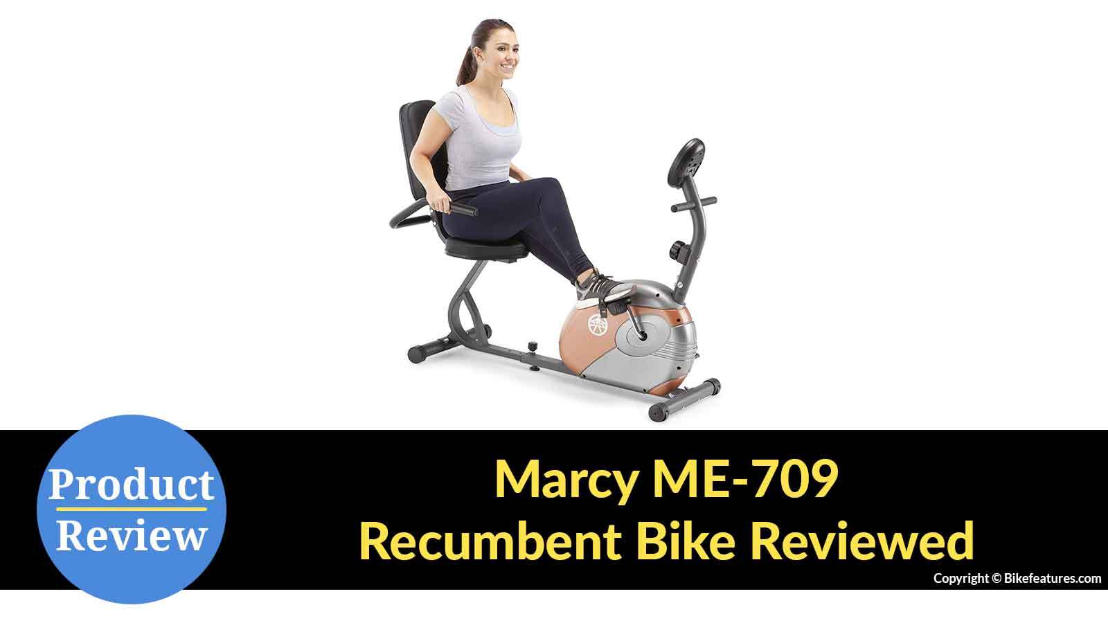 marcy me 709 recumbent exercise bike review